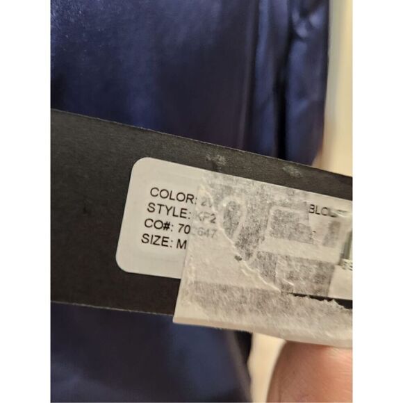 Kobi Halperin Blue Silk Corey Embroidered Blouse Size Medium - Picture 7 of 7